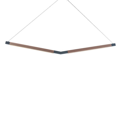 Modern Forms Bough 1Lt 54" LED Linear Pendant/3000K, BK Walnut