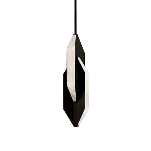 Modern Forms Azure 1 Light 16" LED Mini Pendant/3000K, Black - PD-42416-BK