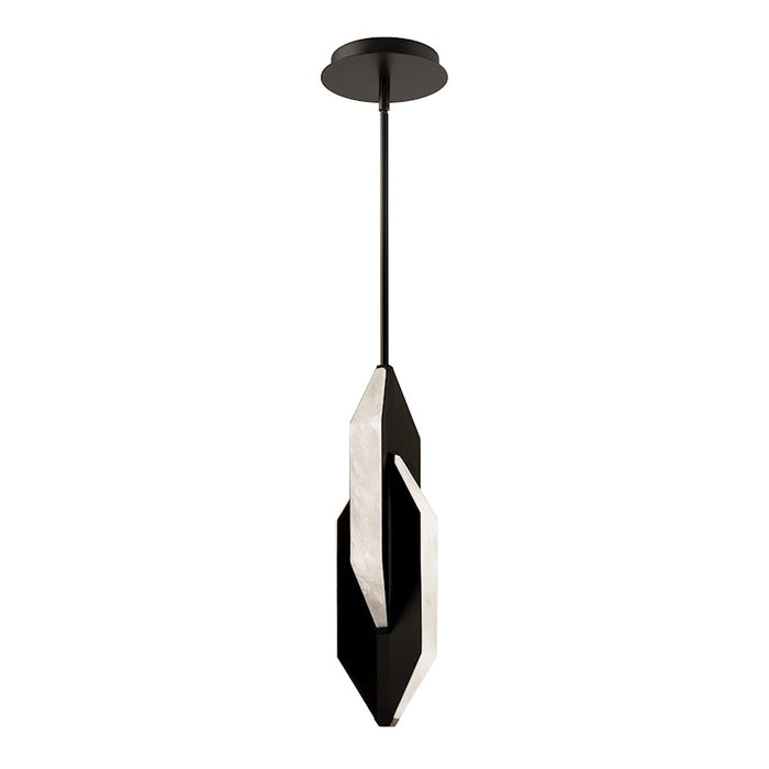 Modern Forms Azure 1 Light 16" LED Mini Pendant/3000K, Black