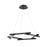 Modern Forms Metric 6 Light 28" LED Pendant/3000K, Black - PD-43728-BK