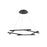 Modern Forms Metric 6 Light 38" LED Pendant/3000K, Black - PD-43738-BK