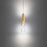 Modern Forms Kilt 1Lt 16" LED Mini Pendant/2700K, Brass