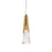 Modern Forms Kilt 1Lt 16" LED Mini Pendant/3000K, Brass - PD-44416-30-AB