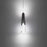 Modern Forms Kilt 1 Light 16" LED Mini Pendant 4000K, Black