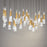 Modern Forms Kilt 23Lt 54" LED Linear Pendant/CCT, Brass