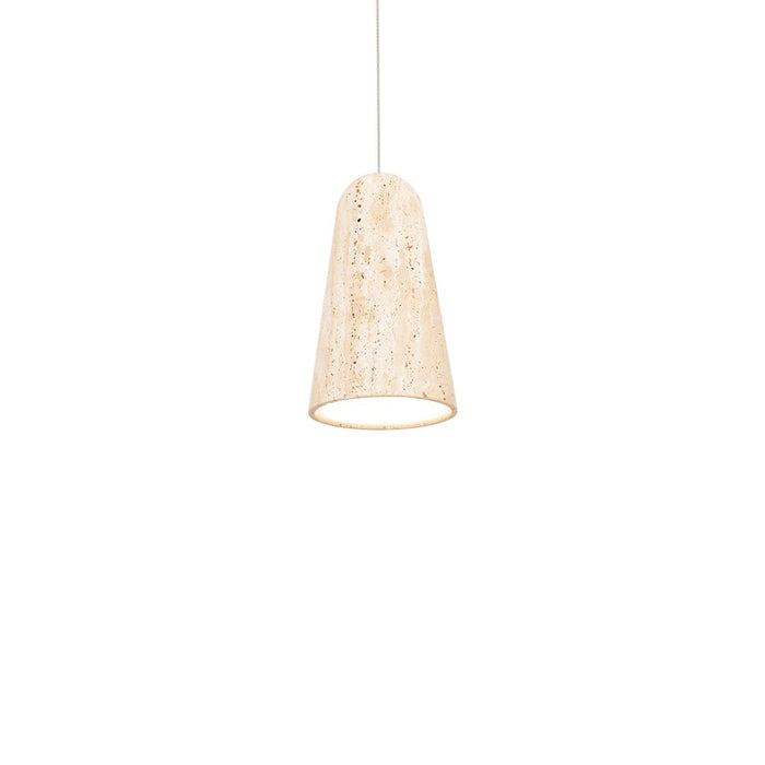 Modern Forms Pompeii 6" LED Mini-Pendant/3000K, BG/BR/BG - PD-4510-30-WV-AB