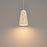 Modern Forms Pompeii 6" LED Mini-Pendant, 3000K, Beige/Brass