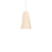 Modern Forms Pompeii 6" LED Mini-Pendant, 3500K, Beige/Brass