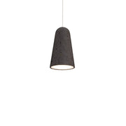 Modern Forms Pompeii 1Lt 6" LED Mini-Pendant, Bassalt/Black - PD-4510-40-BV-BK