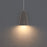 Modern Forms Pompeii 1Lt 6" LED Mini-Pendant, Bassalt/Black