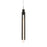 Modern Forms Saber 1 Light 24" LED Mini Pendant/3000K, Black - PD-48424-BK