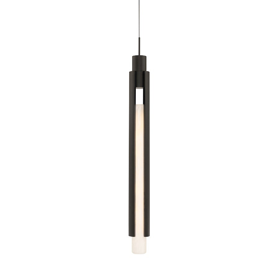 Modern Forms Saber 1 Light 24" LED Mini Pendant/3000K, Black - PD-48424-BK