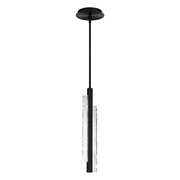 Modern Forms Tandem 1 Light 17" LED Mini Pendant/3000K, Black - PD-50117-BK