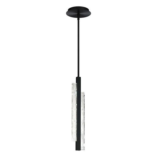 Modern Forms Tandem 1 Light 17" LED Mini Pendant/3000K, Black - PD-50117-BK