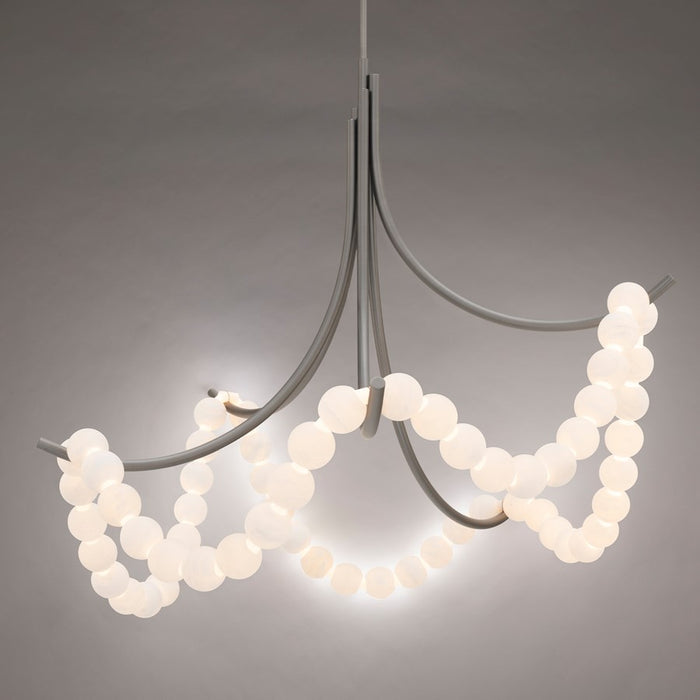 Modern Forms Parel 1 Light 46" LED Pendant/3000K, Antique Nickel