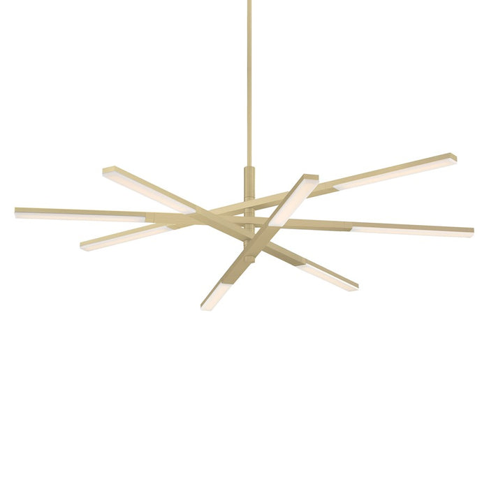 Modern Forms Stacked 1 Light LED Chandelier/3000K, Brushed Brass