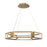 Modern Forms Mies 6 Light 35" LED Chandelier/3000K, Aged Brass - PD-50835-AB