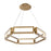 Modern Forms Mies 6 Light 35" LED Chandelier/3000K, Aged Brass