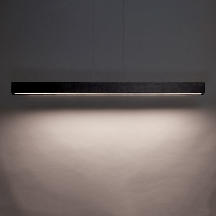 Modern Forms BDSM 1 Light 42" LED Linear Pendant/3000K, Black