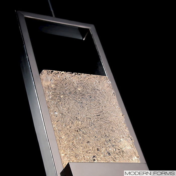 Modern Forms Swing 2 Light LED Pendant/3000K, Chrome