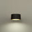 Modern Forms Marimba 1Lt 8" LED Pendant/3000K, Black/Gold Leaf