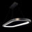 Modern Forms Racetrack 1 Light 46" LED Chandelier/3000K" Black