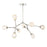 Modern Forms Catalyst LED 8Lt Chandelier/3000K, Polished Nickel