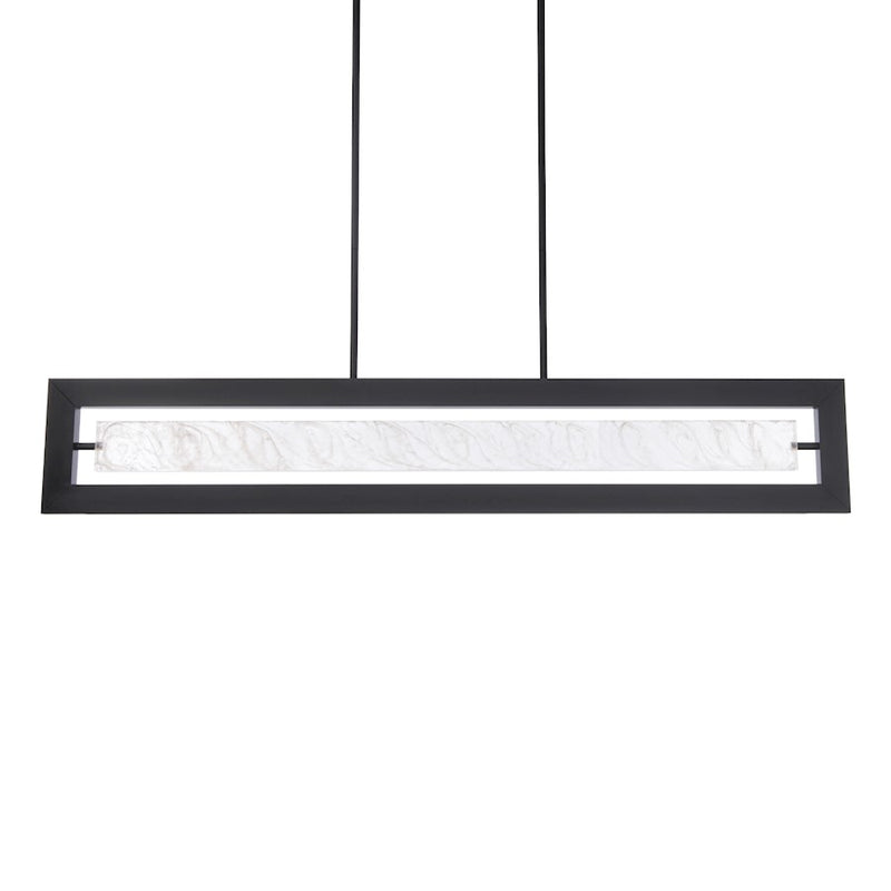 Modern Forms Equilibrium 1Lt 48" LED Linear Pendant/3000K, Black