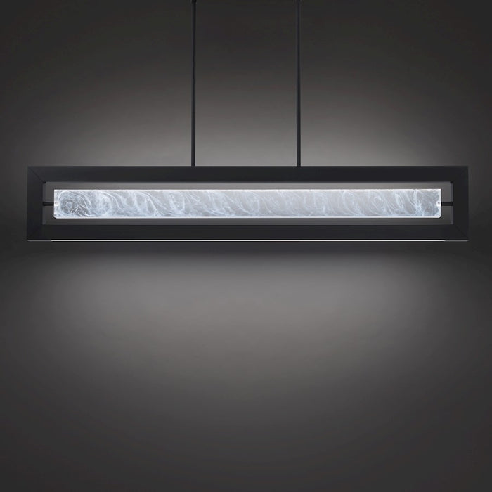 Modern Forms Equilibrium 1Lt 48" LED Linear Pendant/3000K, Black