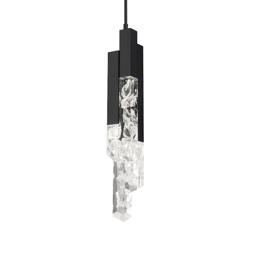 Modern Forms Montage 1 Light 32" LED Mini Pendant/3000K, Black - PD-54432-BK