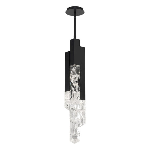 Modern Forms Montage 1 Light 32" LED Mini Pendant/3000K, Black