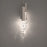 Modern Forms Montage 4Lt 32" LED Mini-Pendant, Brushed Nickel/Clear
