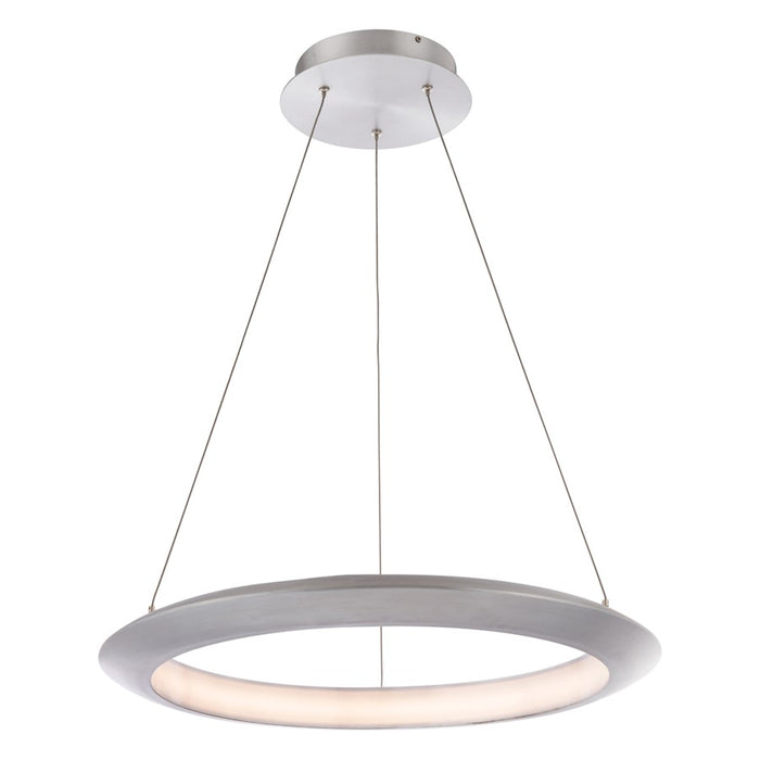 Modern Forms The Ring 1Lt 24" LED Round Pendant/2700K, Aluminum - PD-55024-27-AL