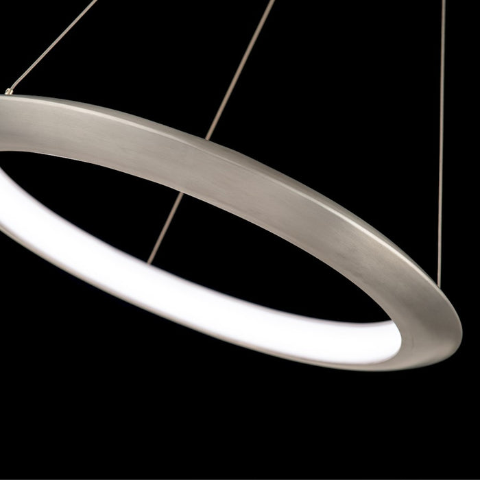 Modern Forms The Ring 1Lt 24" LED Round Pendant/2700K, Aluminum