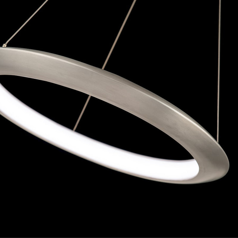 Modern Forms The Ring 1Lt 24" LED Round Pendant/3000K, Aluminum