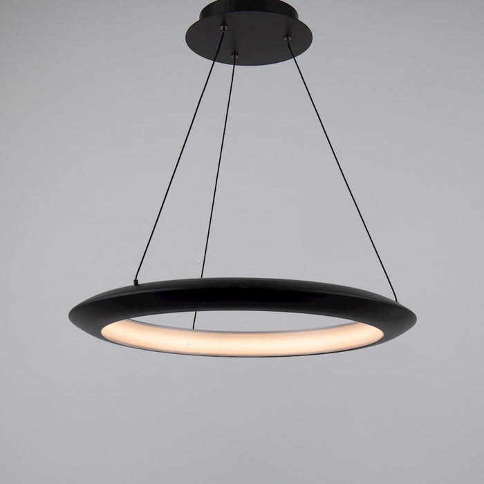 Modern Forms The Ring 1Lt 24" LED Round Pendant/3000K, Black