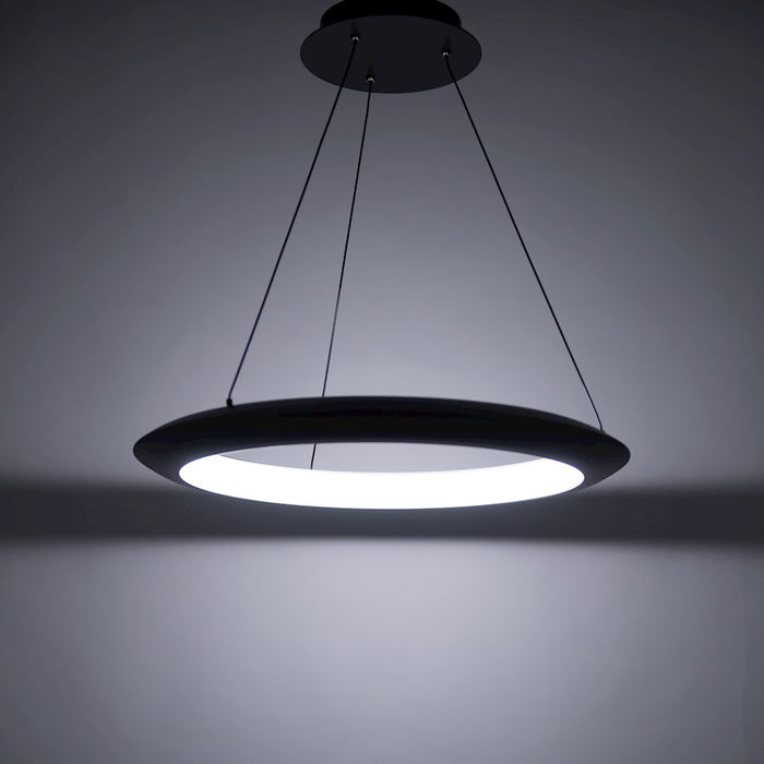 Modern Forms The Ring 1Lt 24" LED Round Pendant/3000K, Black