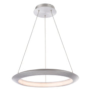 Modern Forms The Ring 1Lt 24" LED Round Pendant/3500K, Aluminum - PD-55024-35-AL