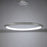 Modern Forms The Ring 1Lt 36" LED Round Pendant/2700K, Aluminum