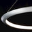 Modern Forms The Ring 1Lt 36" LED Round Pendant/2700K, Aluminum