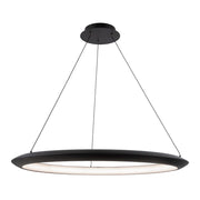 Modern Forms The Ring 1Lt 36" LED Round Pendant/2700K, Black - PD-55036-27-BK