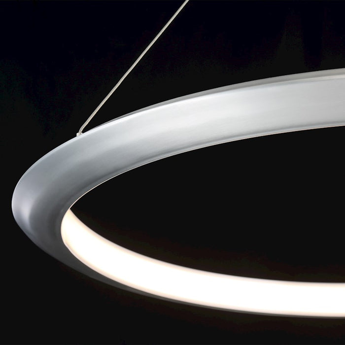 Modern Forms The Ring 1Lt 36" LED Round Pendant/3000K, Aluminum