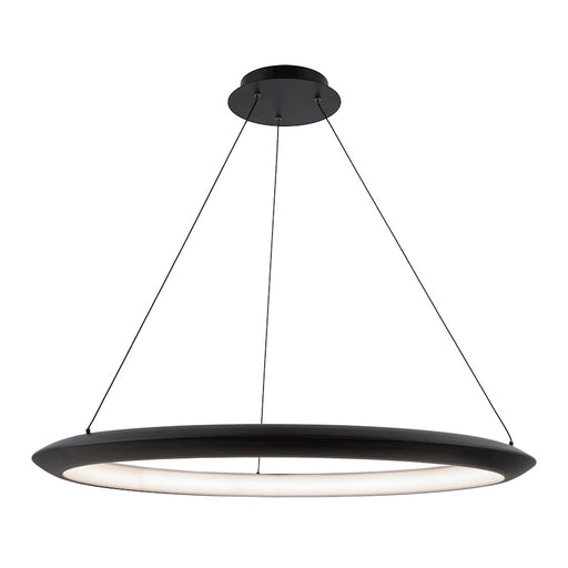 Modern Forms The Ring 1Lt 36" LED Round Pendant/3000K, Black - PD-55036-30-BK