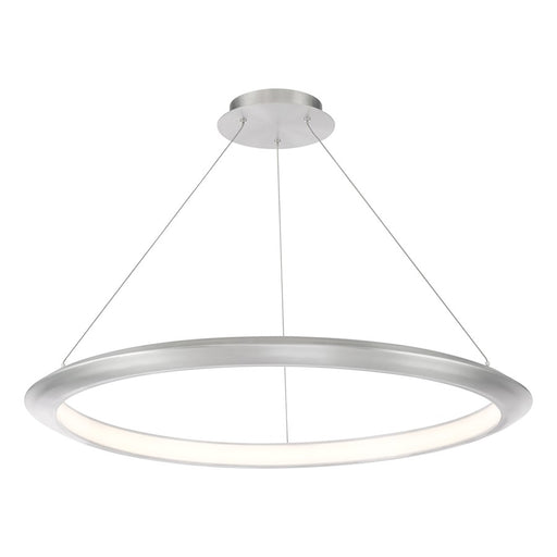 Modern Forms The Ring 1Lt 36" LED Round Pendant/3500K, Aluminum - PD-55036-35-AL