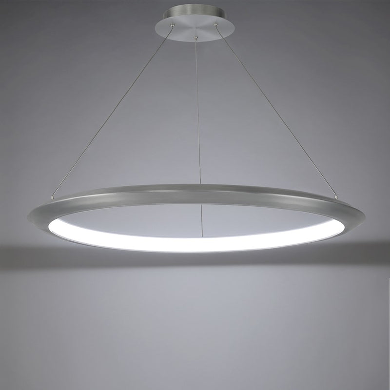 Modern Forms The Ring 1Lt 36" LED Round Pendant/3500K, Aluminum