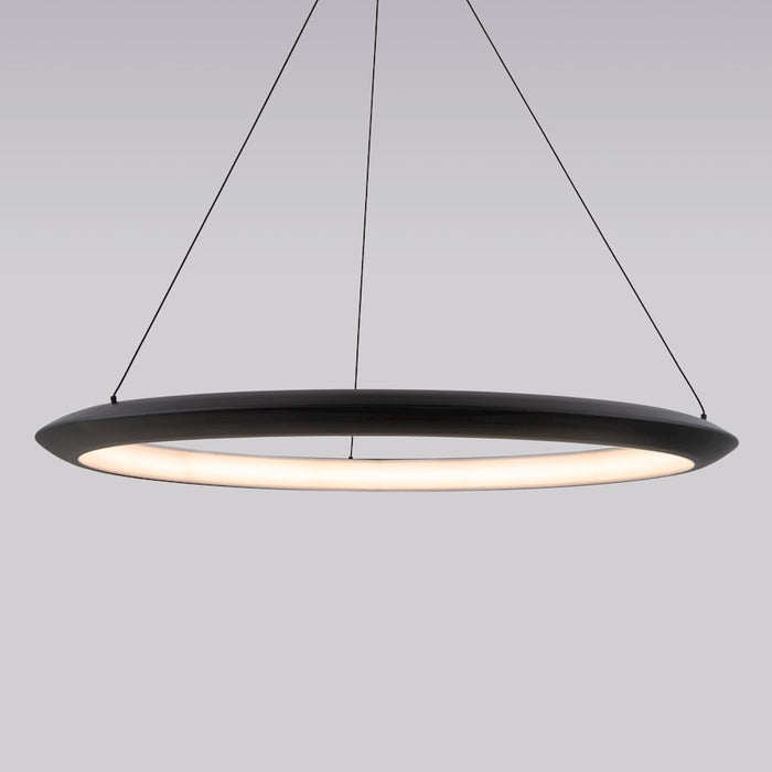 Modern Forms The Ring 1Lt 36" LED Round Pendant/3500K, Black