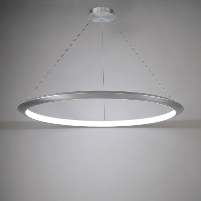 Modern Forms The Ring 1Lt 48" LED Round Pendant/3000K, Aluminum