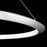 Modern Forms The Ring 1Lt 48" LED Round Pendant/3000K, Aluminum