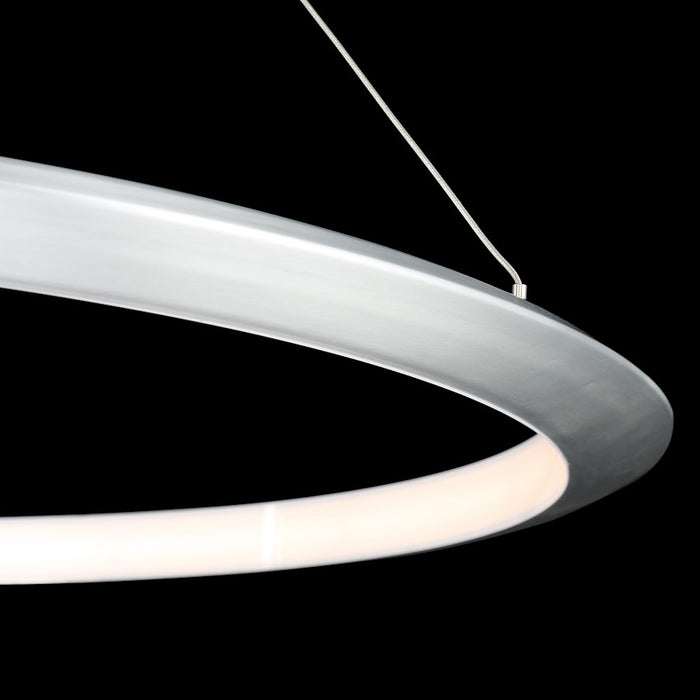 Modern Forms The Ring 1Lt 48" LED Round Pendant/3000K, Aluminum