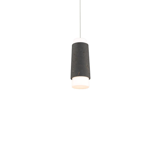 Modern Forms Chauncey 5" LED Mini-Pendant/2700K, BS/BK//Opal - PD-5513-27-BV-BK